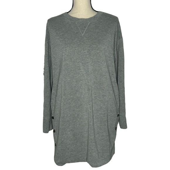 Scotch & Soda Gray Sweatshirt Dress - Picture 3 of 15
